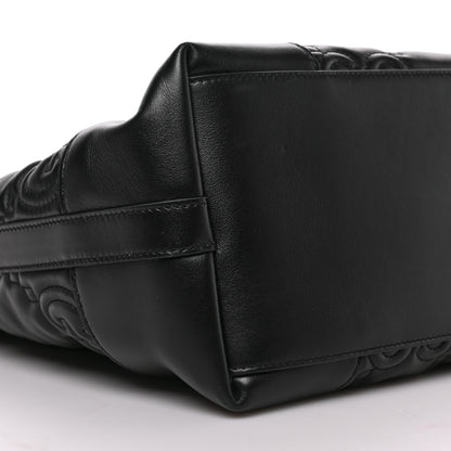 Gucci Calfskin GG Matelasse Medium Ophidia Shopping Tote Black 7 of 8