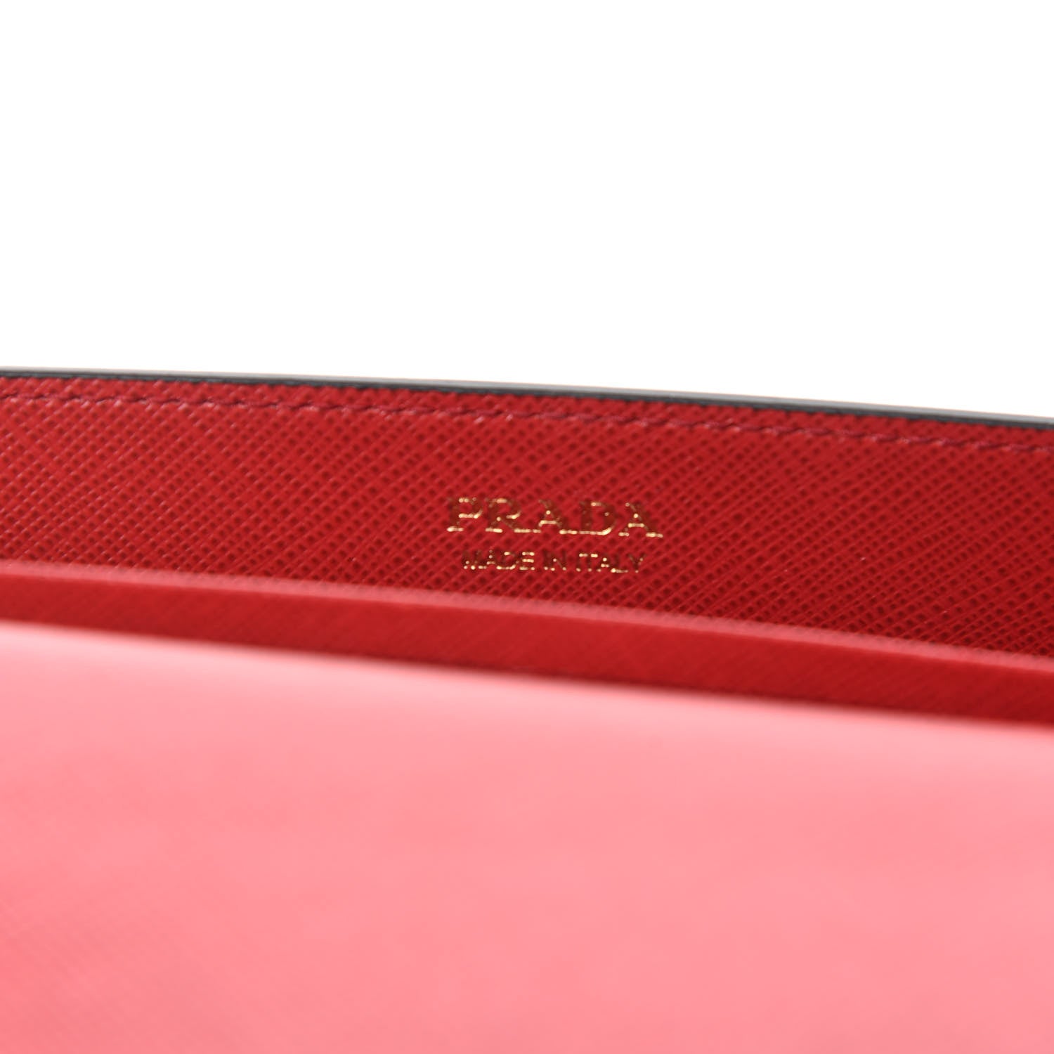 Prada X UNIVERSAL STUDIOS Saffiano Frankenstein Rose Chain Wallet Lacca 8 of 11