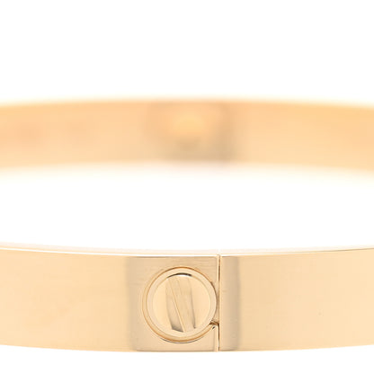 Cartier 18K Yellow Gold LOVE Bracelet 19 5 of 9