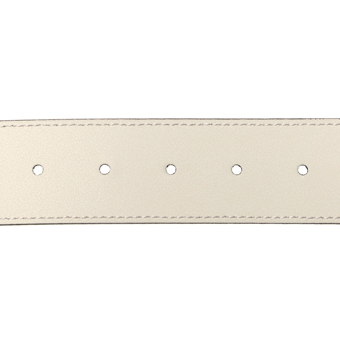 Calfskin Double G 40mm Belt 90 36 Mystic White