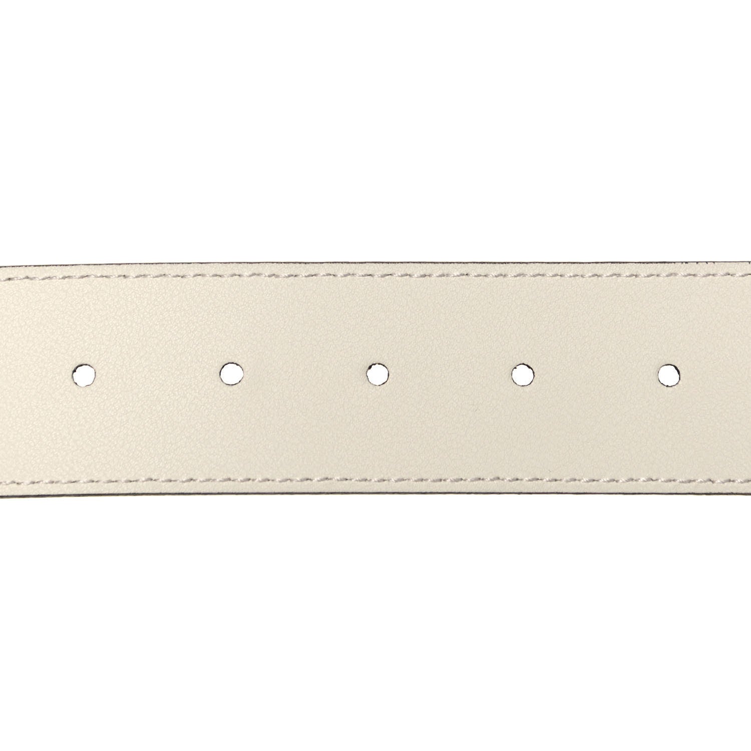 Gucci Calfskin Double G 40mm Belt 90 36 Mystic White 4 of 4