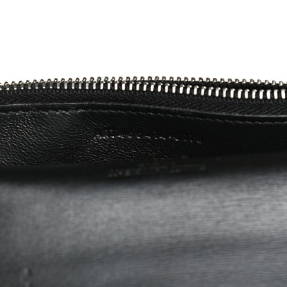 Saint Laurent Calfskin Fragments Flap Wallet Black 8 of 11