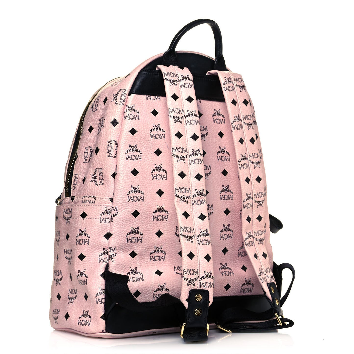 Visetos Studded Medium Dual Stark Backpack Chalk Pink Black