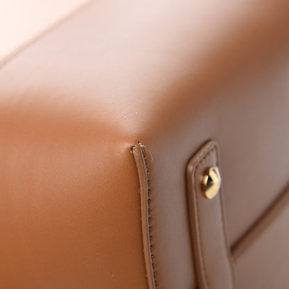 Burberry Soft Grain Calfskin Patent Small Belt Bag Soft Fawn Biscuit 9 of 11