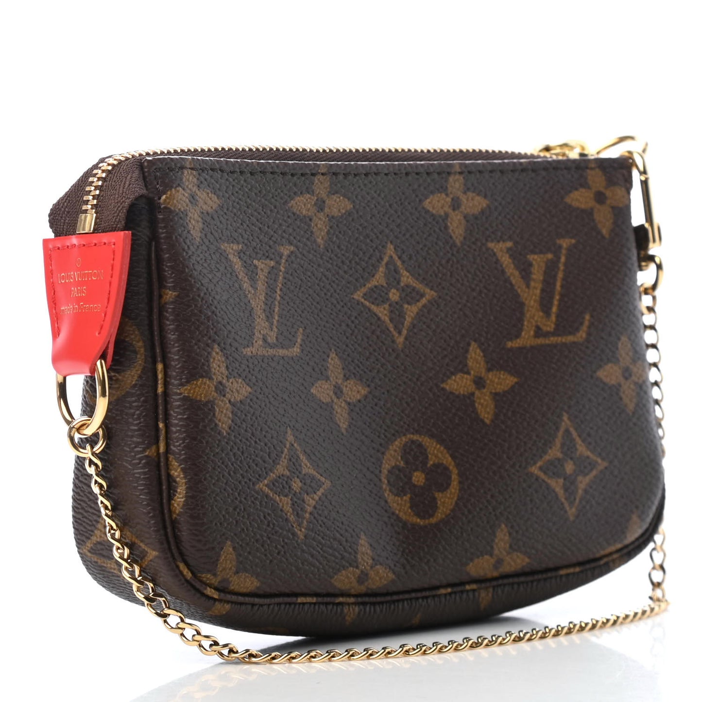 Monogram 2020 Christmas Animation Bumper Cars Mini Pochette Accessories Coquelicot