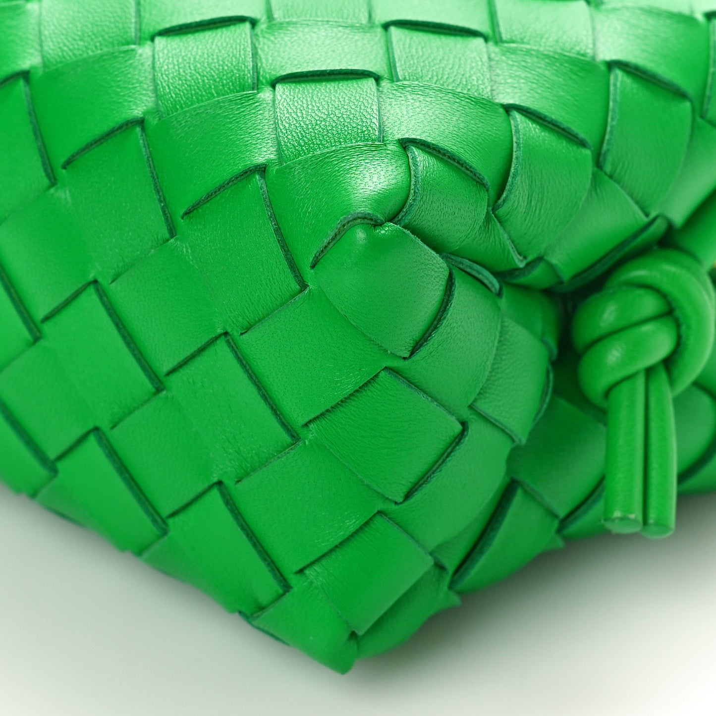 Nappa Intrecciato Mini Loop Camera Bag Parakeet