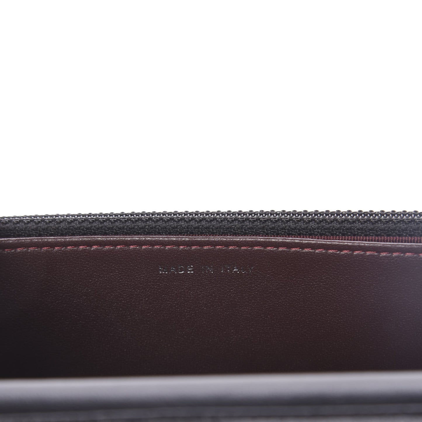 Lambskin Quilted Wallet On Chain WOC Black