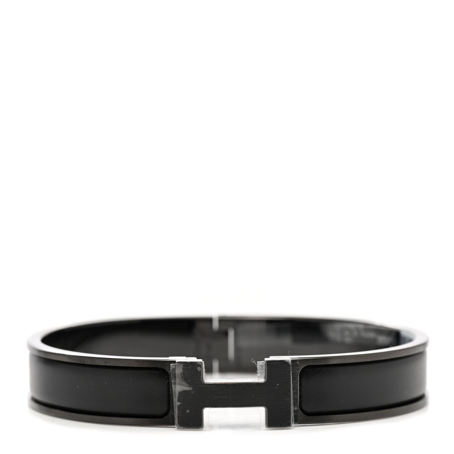 Matte Enamel Narrow Clic Clac HH Bracelet T3 So Black