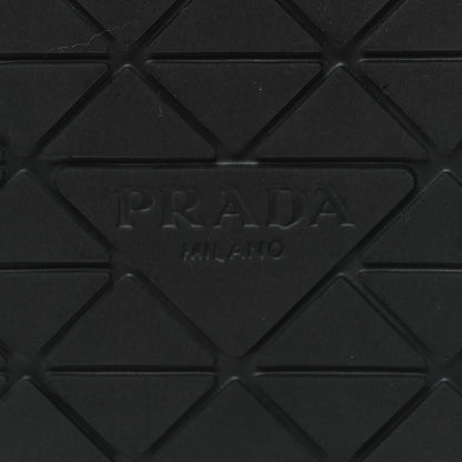 Prada Nappa Quilted Padded Sporty Platform Slingback Sandals 37.5 Black 7 of 8