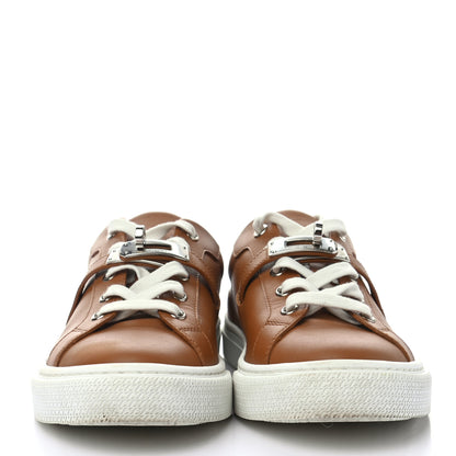 Hermes Calfskin Day Sneakers 36.5 Naturel 2 of 10