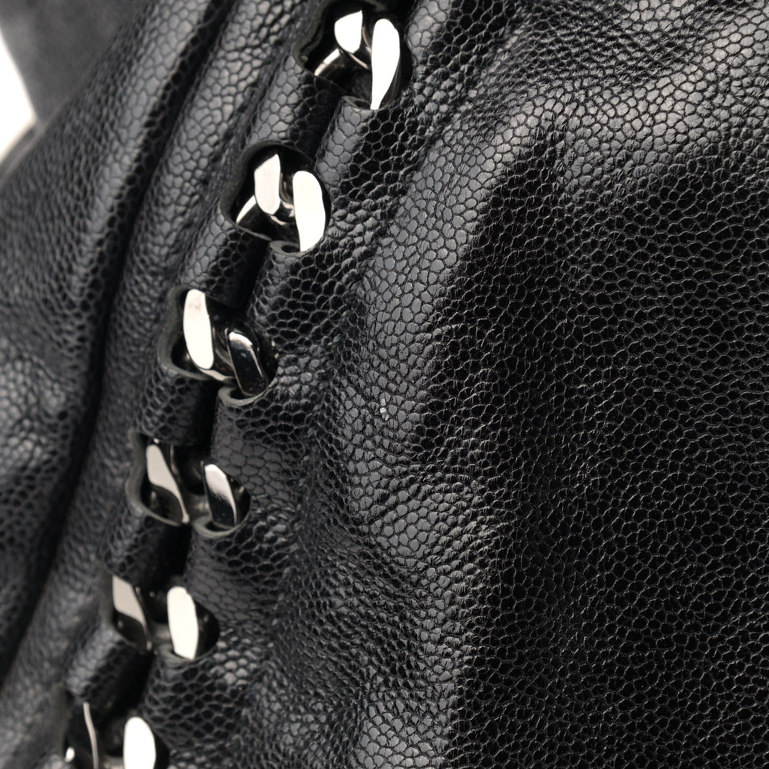 Chanel Glazed Caviar East West Modern Chain Tote Black 16 of 16
