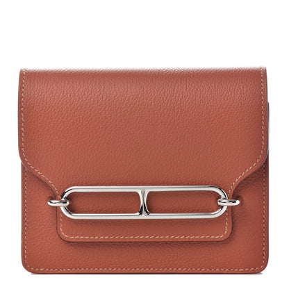 Hermes Evercolor Bi-Color Roulis Slim Wallet Blush Bleu Frida 1 of 7