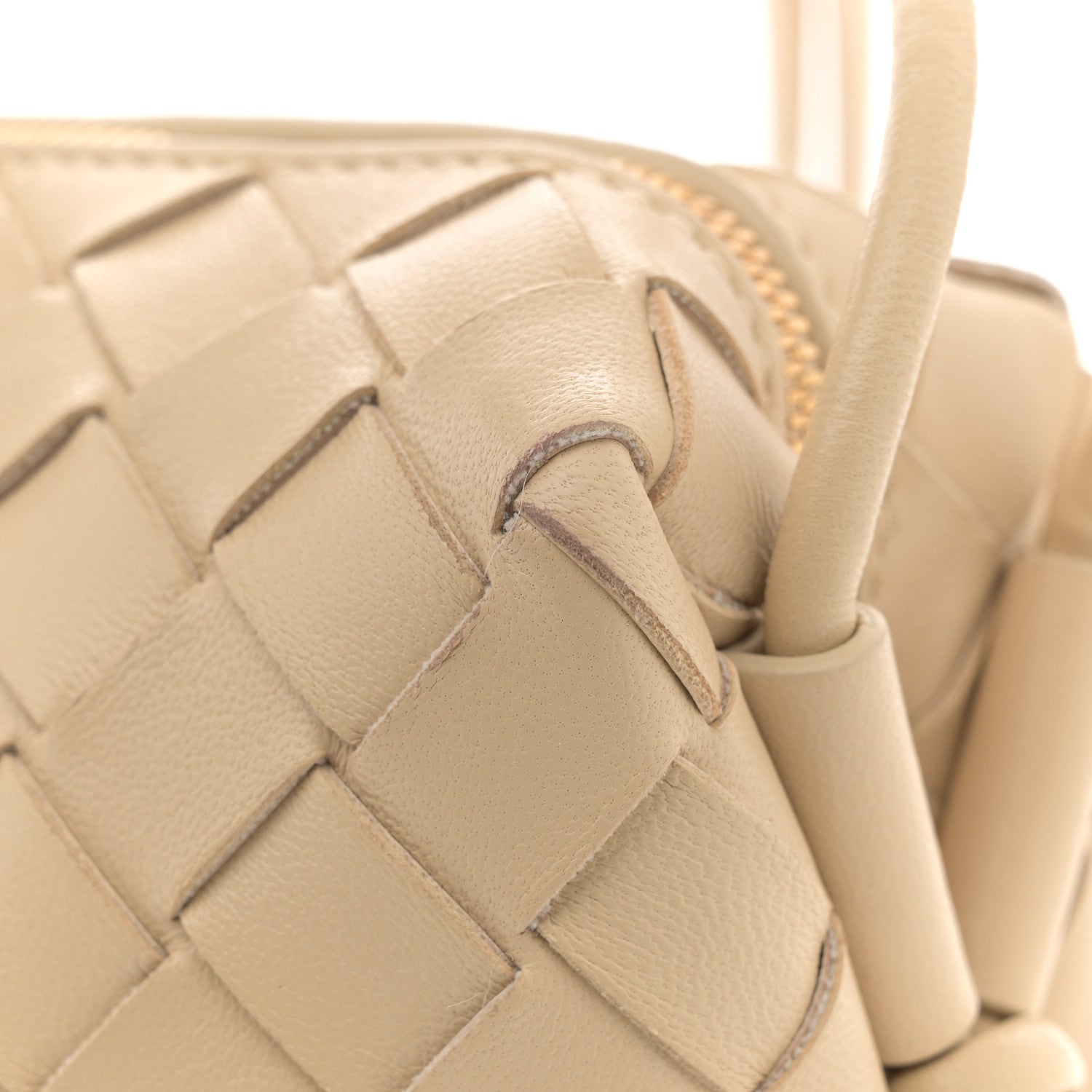 Bottega Veneta Nappa Intrecciato Mini Loop Camera Bag Porridge 12 of 12