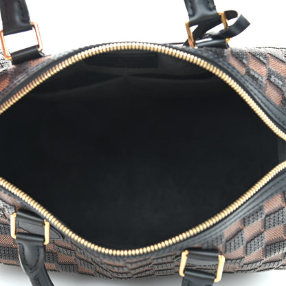 Louis Vuitton Damier Paillettes Speedy 30 Black 5 of 9