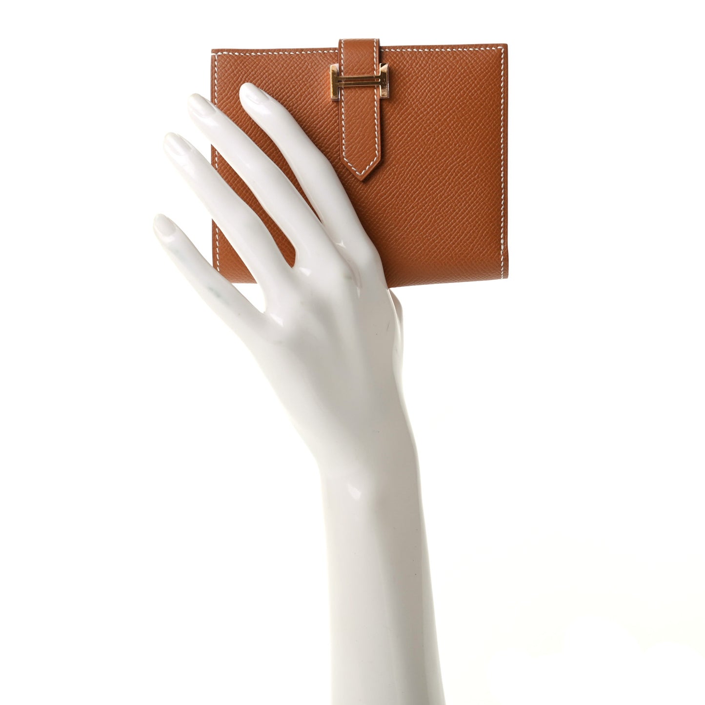 Epsom Bearn Compact Wallet Gold