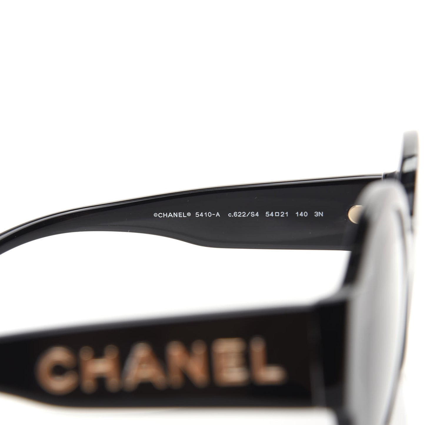 Acetate Polarized Round Sunglasses 5410 Black