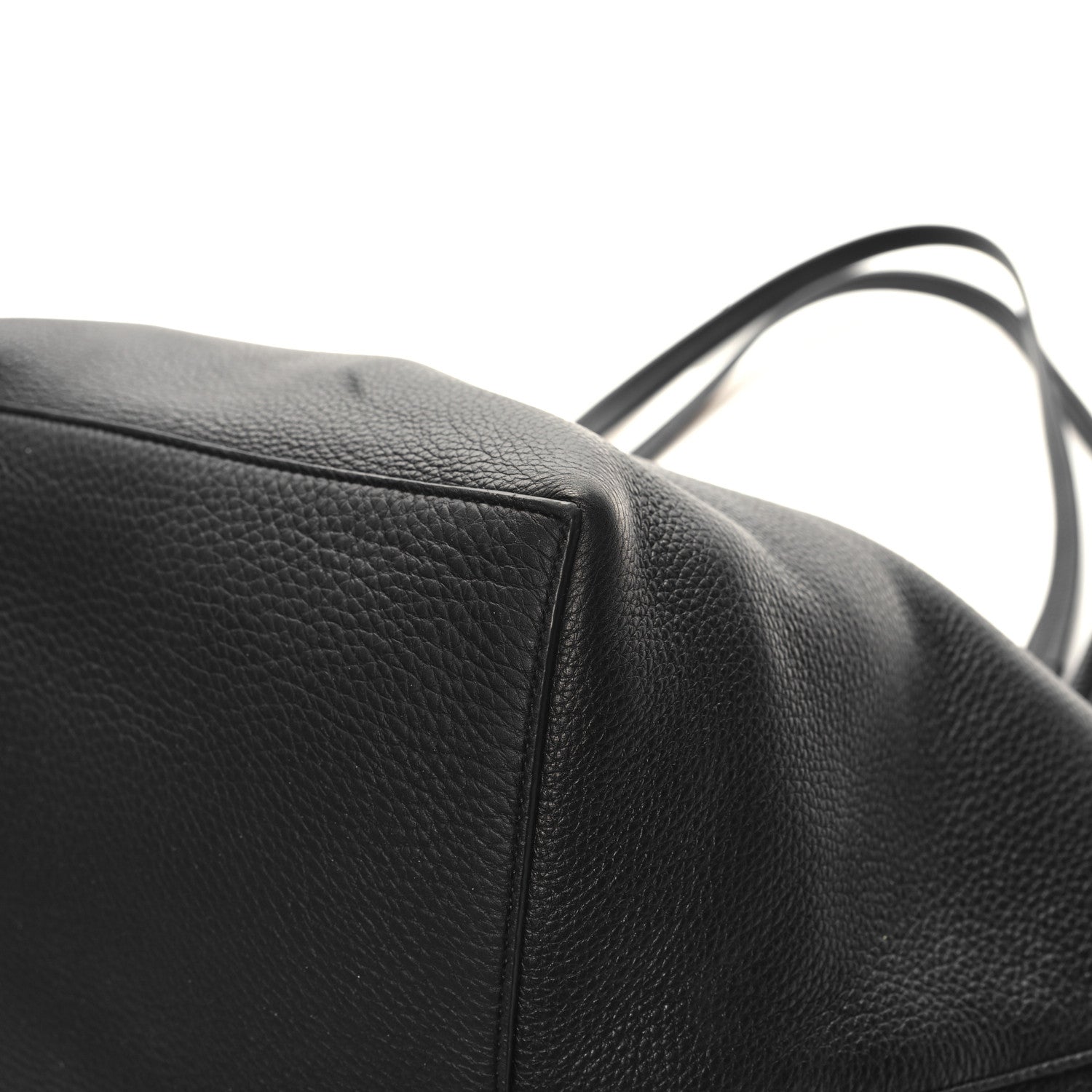The Row Grained Calfskin Park Tote Three Black 10 of 12