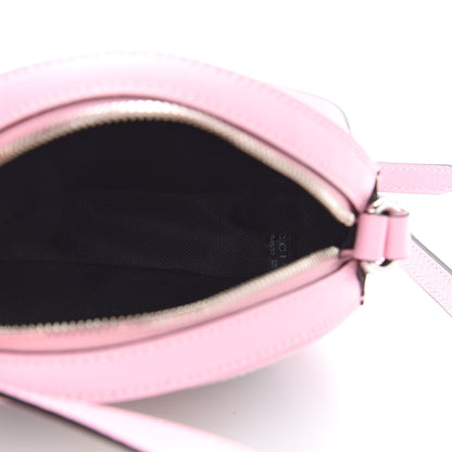 Gucci GG Supreme Monogram Psychedelic Round Shoulder Bag Black Multicolor Sugar Pink 5 of 9