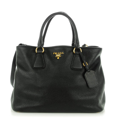 Prada Vitello Daino Tote Nero Black 1 of 8