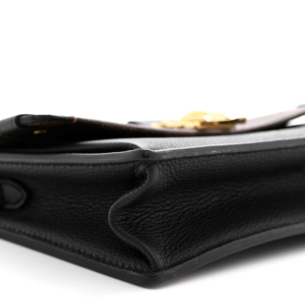 Louis Vuitton Damier Ebene Vavin Chain Wallet Black 8 of 11