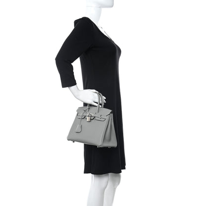 Hermes Togo Birkin 25 Gris Mouette 2 of 10
