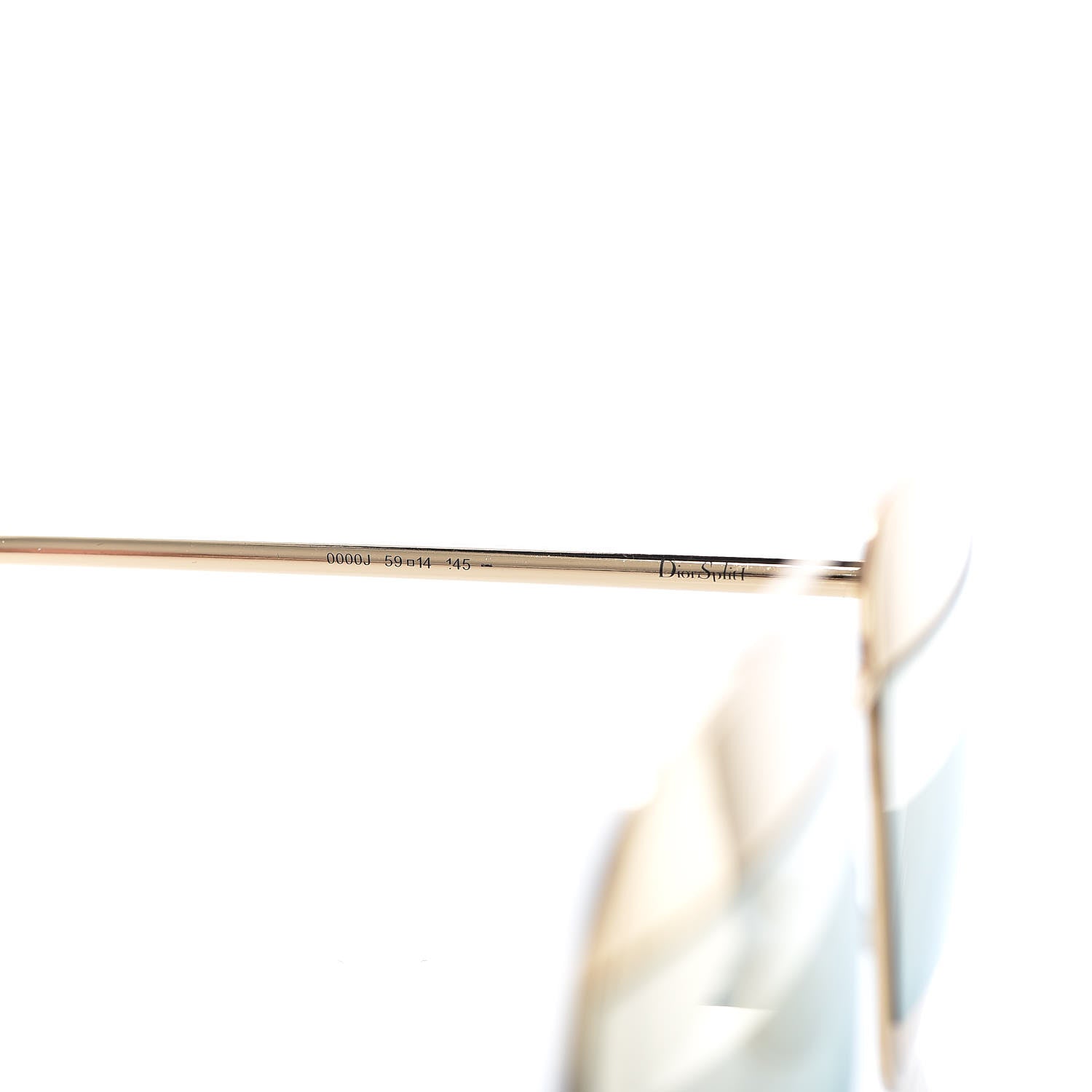 Christian Dior Split 1 Aviator Sunglasses Rose Gold 5 of 8