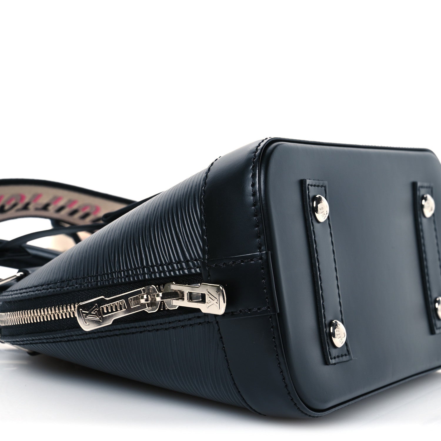 Louis Vuitton Epi Jacquard Alma BB Black 8 of 10