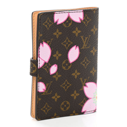 Louis Vuitton Monogram Cherry Blossom Carnet de Bal Mini Agenda Cover Brown 3 of 6