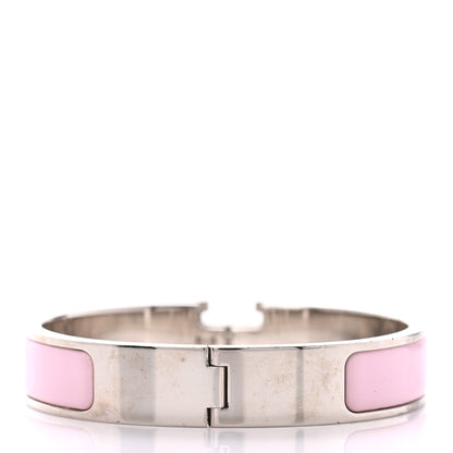 Hermes Enamel Narrow Clic Clac H Bracelet PM Rose Dragee 3 of 4