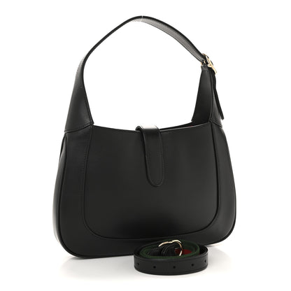 Gucci Calfskin Small Jackie Shoulder Bag Black 3 of 12
