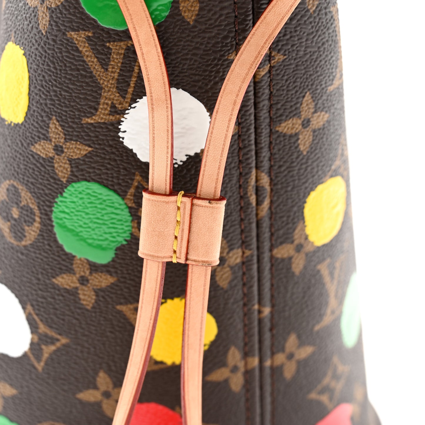 LV X YK Monogram Dots Neverfull MM