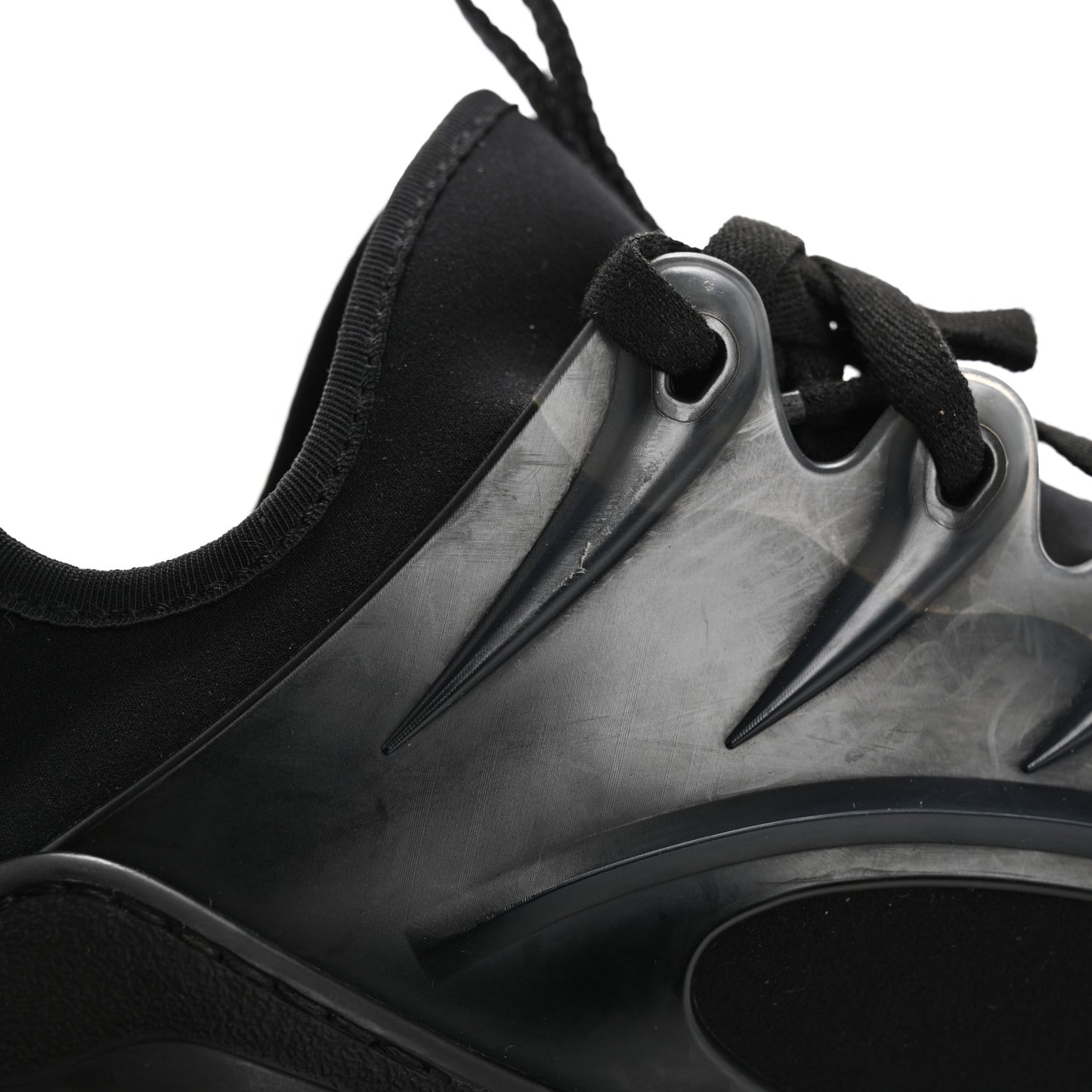 Neoprene Rubber Womens D-Connect Sneakers 38 Black