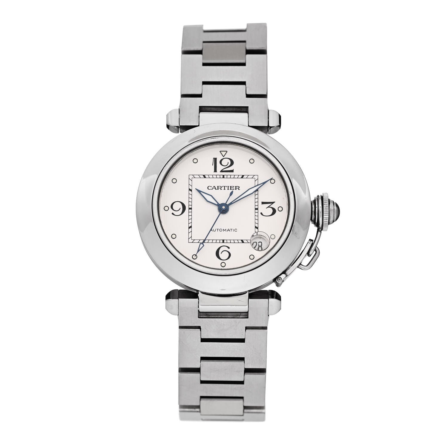 Cartier Stainless Steel 35mm Pasha C Automatic Watch 1 of 4