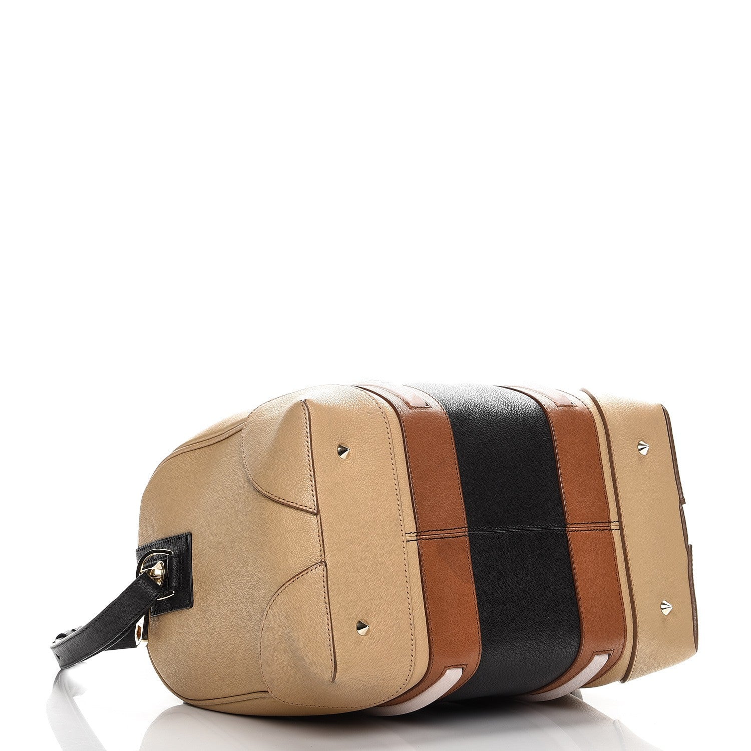 Givenchy Goatskin Colorblock Medium Lucrezia Beige Black 5 of 16