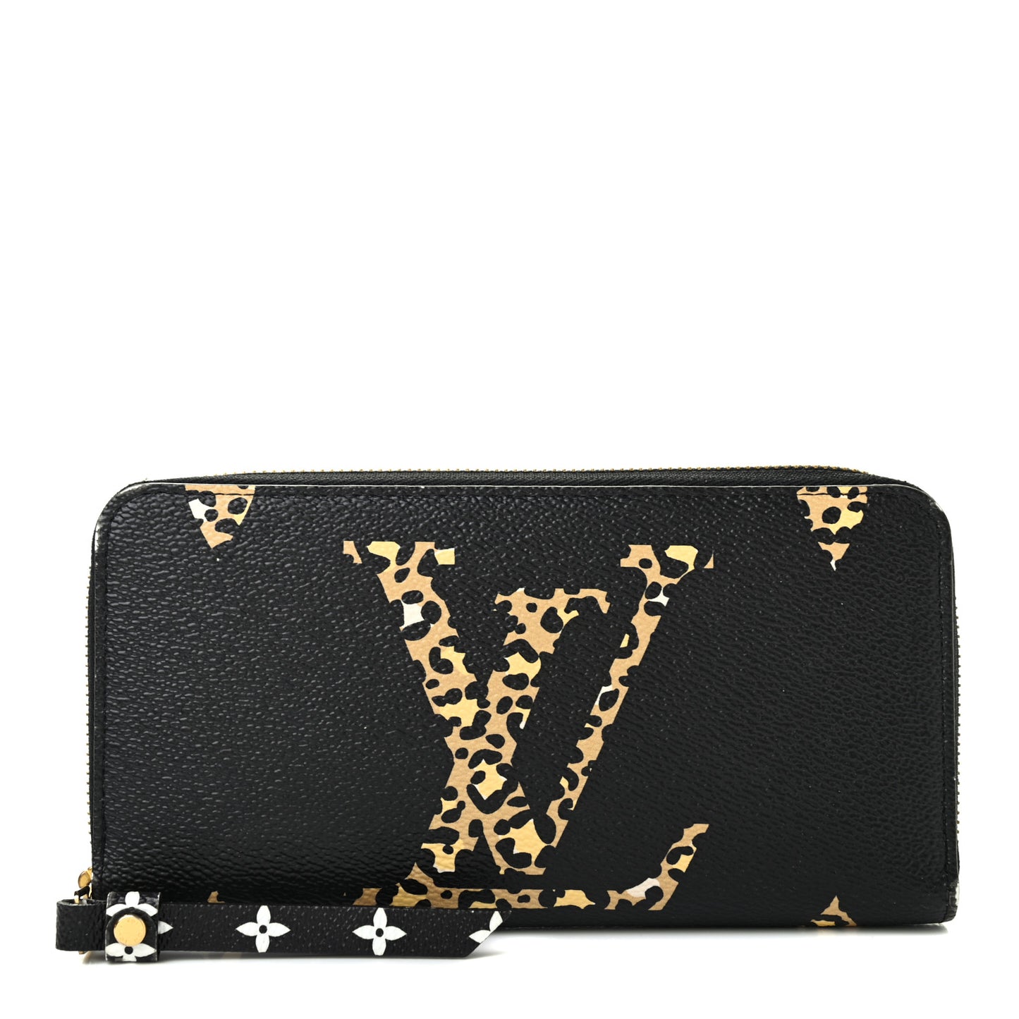 Monogram Giant Jungle Zippy Wallet Black