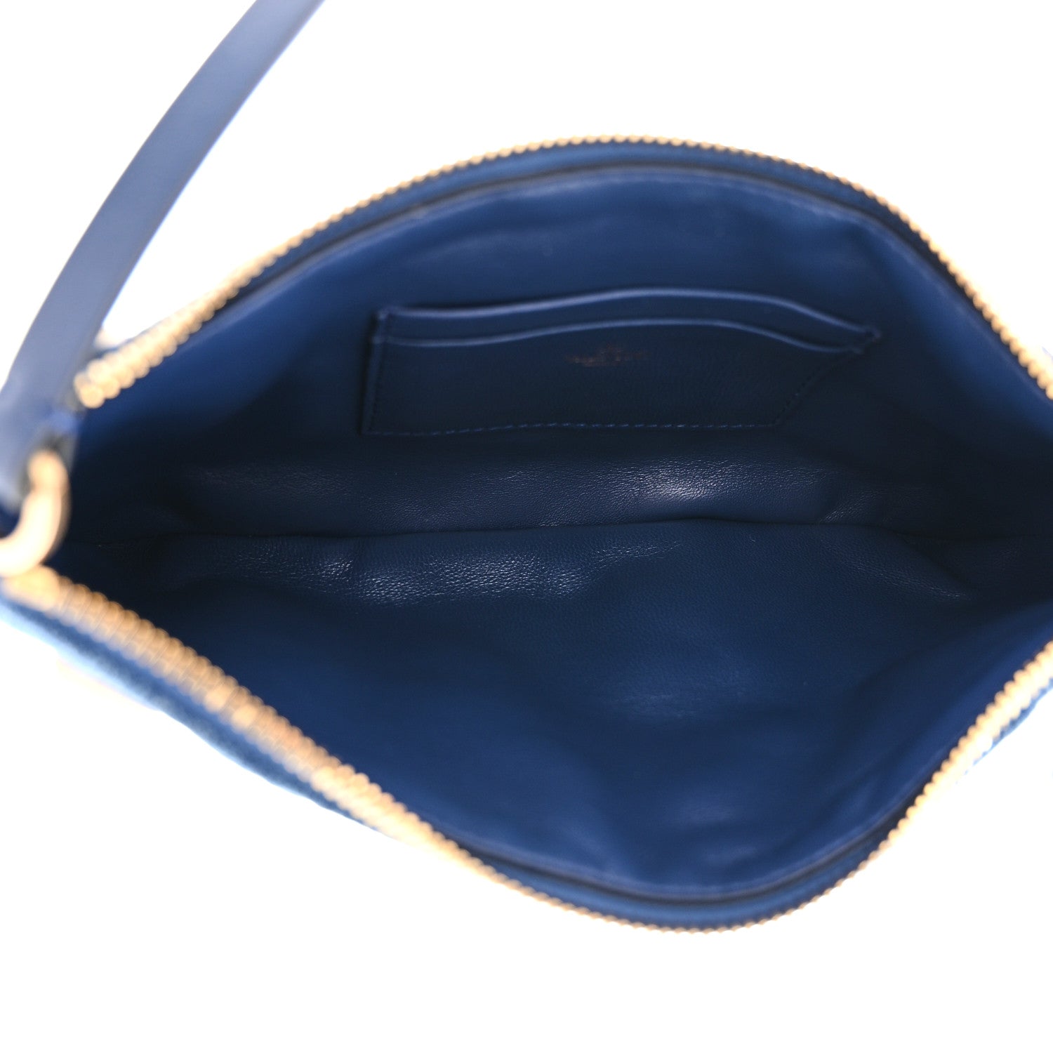 Valentino Garavani Denim Roman Stud Zip Pouch Denim 5 of 11