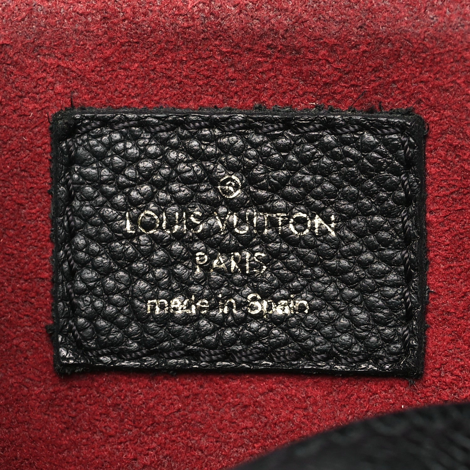 Louis Vuitton Empreinte Monogram Giant Speedy Bandouliere 25 Black Beige 6 of 12