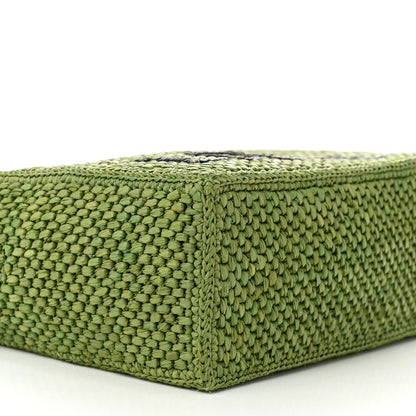 Loewe X PAULA'S IBIZA Raffia Font Tote Green 8 of 9