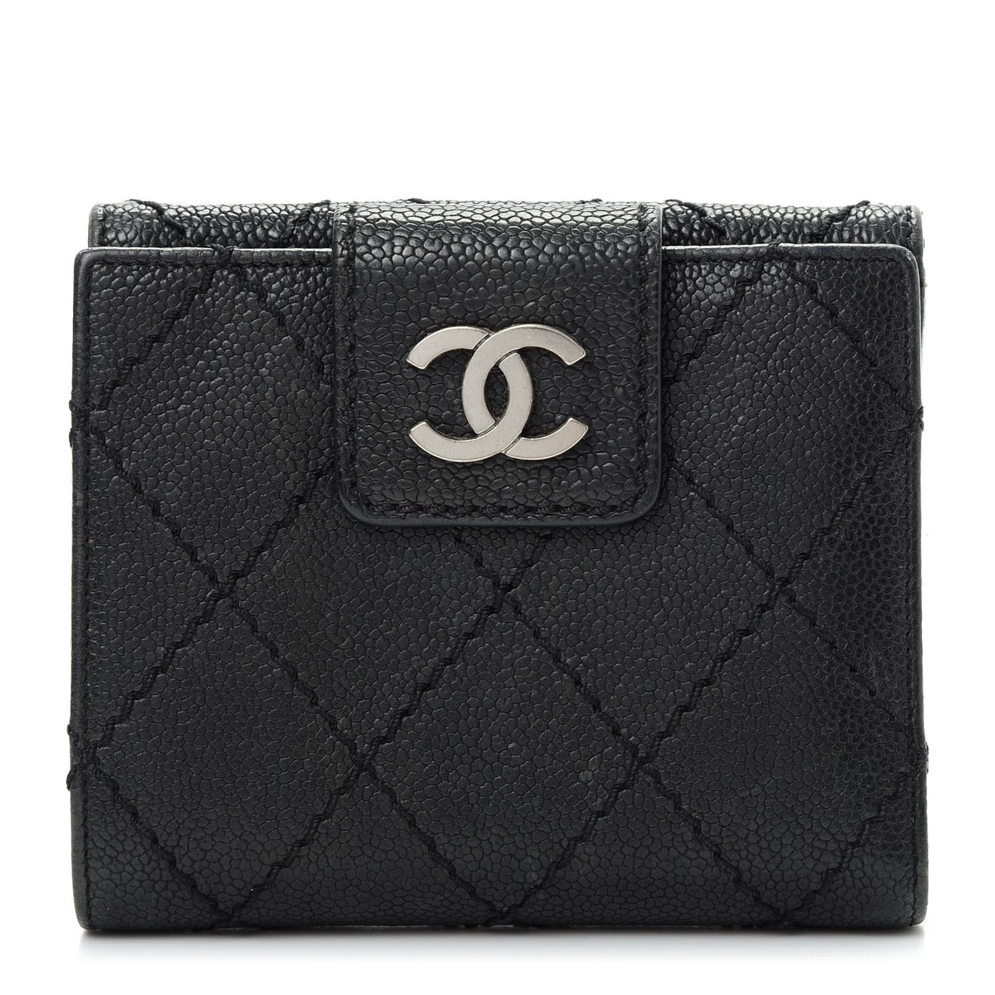 Caviar Outdoor Ligne French Wallet Black