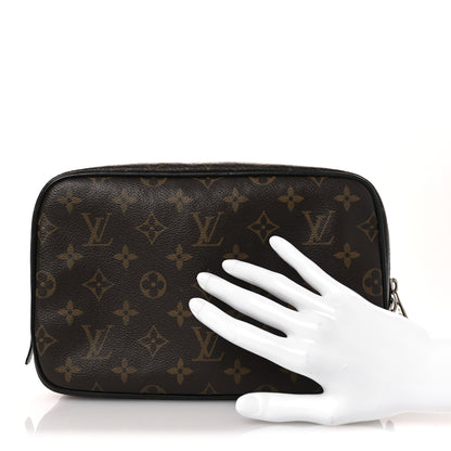 Louis Vuitton Monogram Macassar Toilet Pouch GM 2 of 14