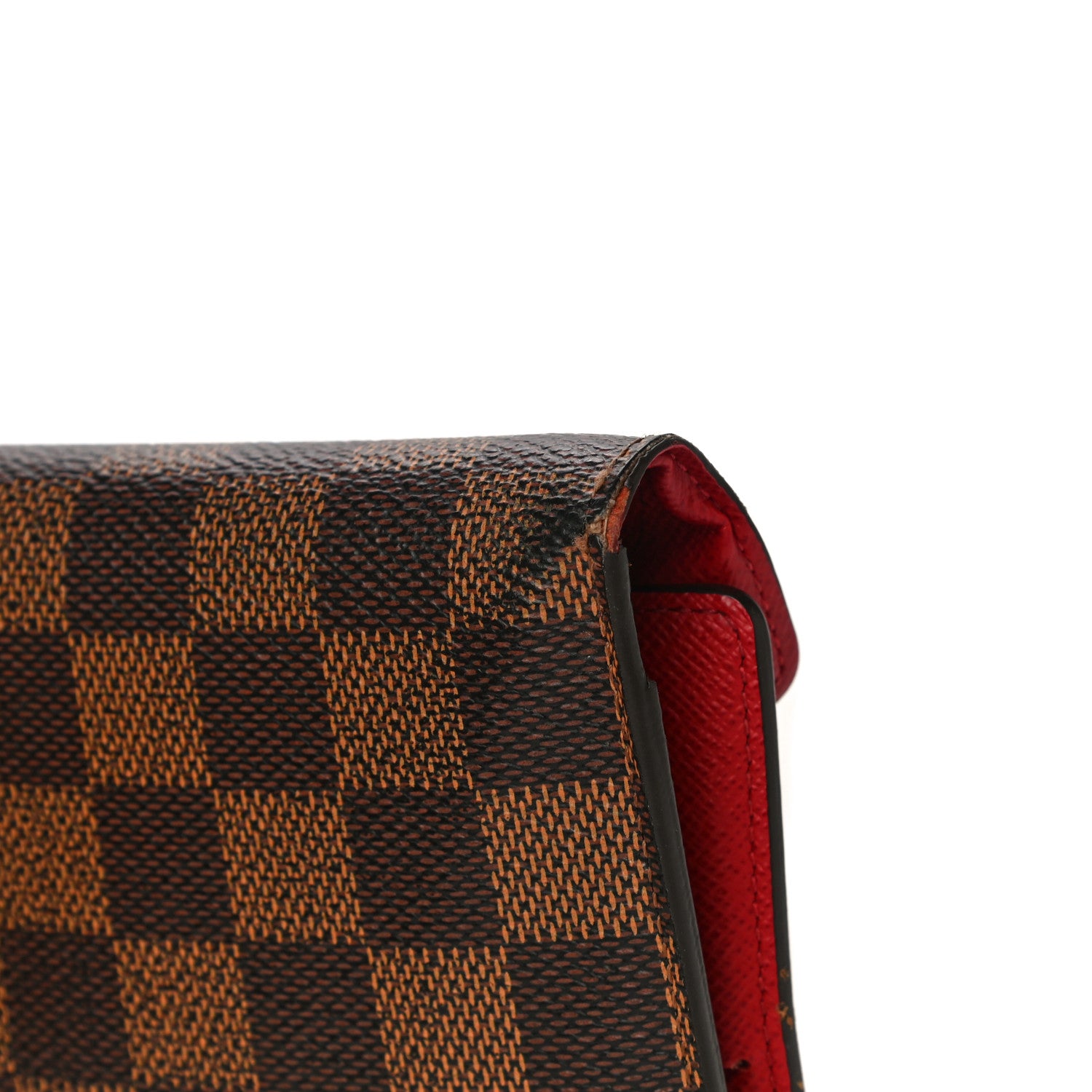 Louis Vuitton Damier Ebene Josephine Wallet Red 22 of 23