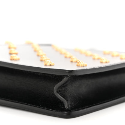 Versace Calfskin Studded Medusa Crossbody Black 8 of 9