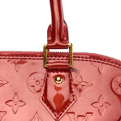 Louis Vuitton Vernis Alma MM Pomme D'Amour 13 of 15