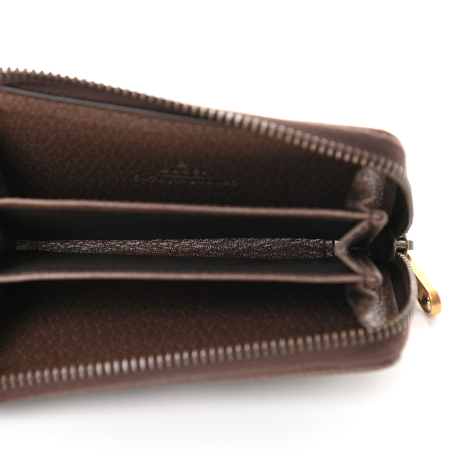 Gucci GG Supreme Web Ophidia Zip Around Card Case Brown 5 of 6