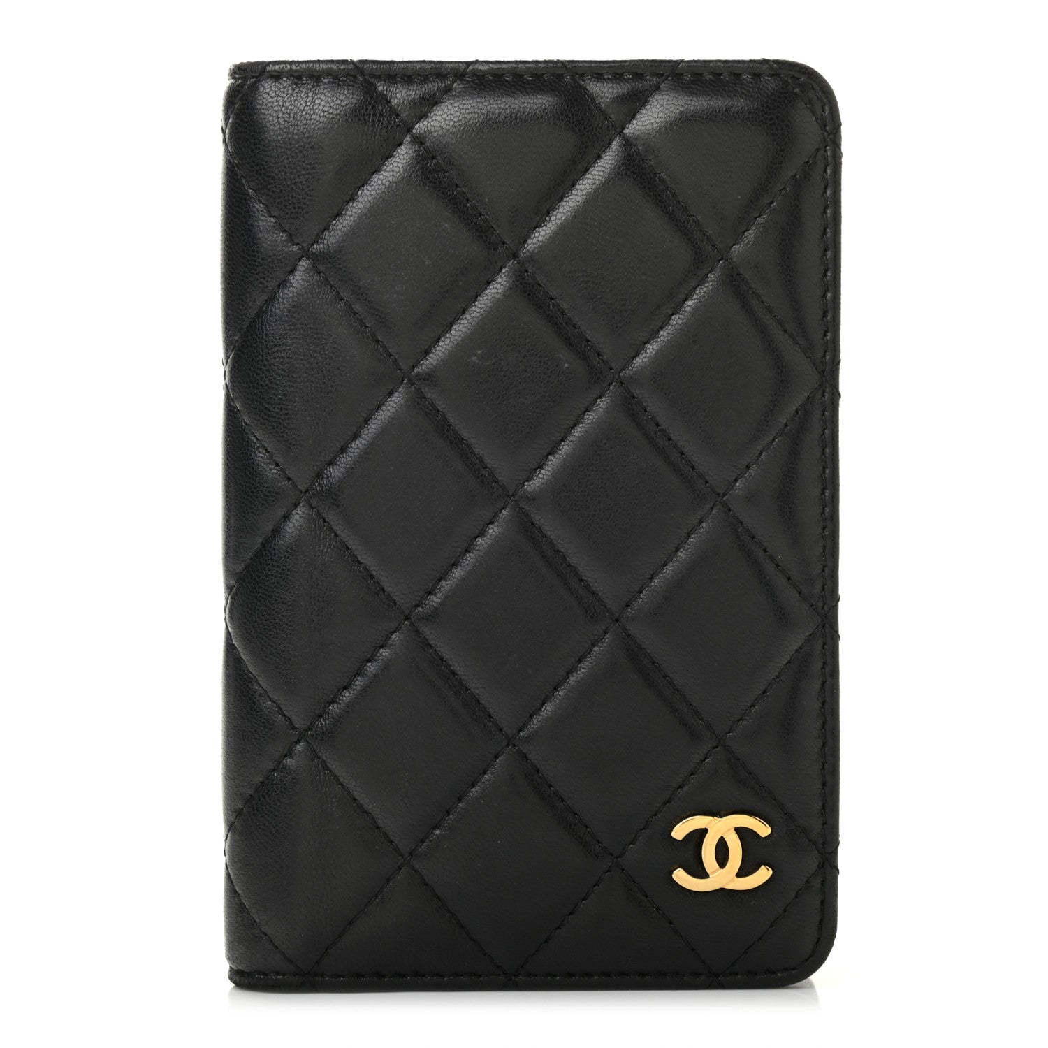 Chanel Lambskin Quilted Small Agenda Cover Black 1 of 15