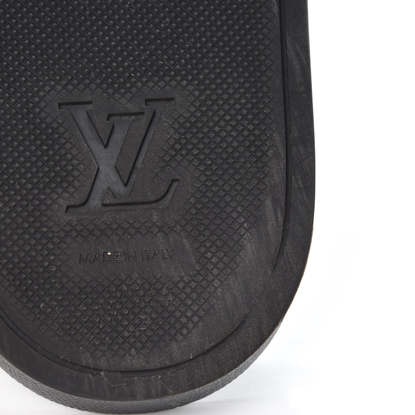 Rubber Monogram Mens Waterfront Mules 10 Macassar