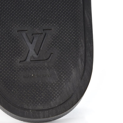 Louis Vuitton Rubber Monogram Mens Waterfront Mules 10 Macassar 8 of 12