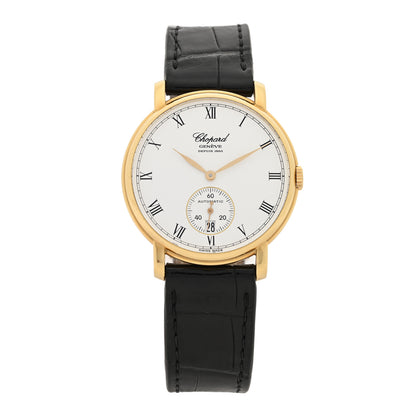 Chopard 18K Yellow Gold Alligator 36mm Les Classique Automatic Watch 1 of 4
