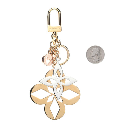 Louis Vuitton Malletage Blossom Bag Charm Key Holder 2 of 5
