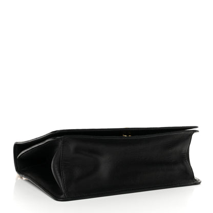 Prada Saffiano Chain Shoulder Bag Black 4 of 11